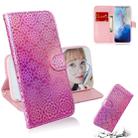 For Galaxy S20 Solid Hyun Color Magnetic Attraction Horizontal Flip Leather Case with Lanyard, Support Holder & Card Slot & Wallet(Pink) - 1