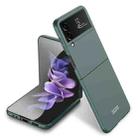 For Samsung Galaxy Z Flip4 GKK Ultra-thin Full Coverage Phone Case(Dark Green) - 1