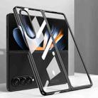 For Samsung Galaxy Z Fold4 GKK Phantom Electroplating Full Coverage Phone Case(Black) - 1