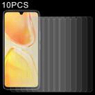 10 PCS 0.26mm 9H 2.5D Tempered Glass Film For vivo V25 / V25e / X80 Lite / V21s - 1
