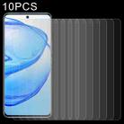 10 PCS 0.26mm 9H 2.5D Tempered Glass Film For vivo V25 Pro - 1