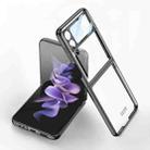 For Samsung Galaxy Z Flip4 GKK Integrated Electroplating Full Coverage Phone Case(Black) - 1