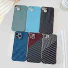 For iPhone 13 Pro Carbon Fiber Texture PC Phone Case (Green) - 2