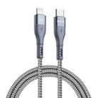 DUZZONA A1 PD 20W Type-C to 8 Pin Fast Charging Data Cable, Length: 1m(Grey) - 1