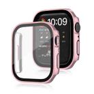 Life Waterproof 2 in 1 PC Frame + Tempered Glass Protective Case For Apple Watch Series 9 / 8 / 7 45mm(Pink) - 1