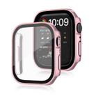 Life Waterproof 2 in 1 PC Frame + Tempered Glass Protective Case For Apple Watch Series 6 / 5 / 4 / SE 44mm(Pink) - 1