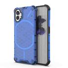 For Nothing Phone 1 Shockproof Honeycomb PC + TPU Protective Phone Case(Blue) - 1