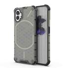 For Nothing Phone 1 Shockproof Honeycomb PC + TPU Protective Phone Case(Black) - 1