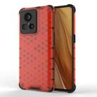 For Realme GT2 Explorer Master Shockproof Honeycomb PC + TPU Protective Phone Case(Red) - 1