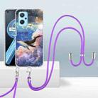 For Realme 9i/ OPPO A36/A76/A96 4G 2.0mm Airbag Shockproof TPU Phone Case with Lanyard(Whale) - 1