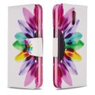 For Nokia 2.3 Colored Drawing Pattern Horizontal Flip Leather Case with Holder & Card Slots & Wallet(Sun Flower) - 1