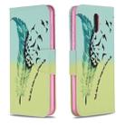 For Nokia 2.3 Colored Drawing Pattern Horizontal Flip Leather Case with Holder & Card Slots & Wallet(Feather) - 1