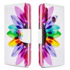 For Galaxy A70e Colored Drawing Pattern Horizontal Flip Leather Case with Holder & Card Slots & Wallet(Sun Flower) - 1