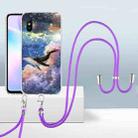 For Xiaomi Redmi 9A / 9i Indian 2.0mm Airbag Shockproof TPU Phone Case with Lanyard(Whale) - 1