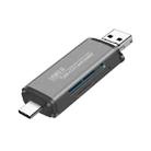 ADS-101 USB 3.0 Multi-function Card Reader(Grey) - 1