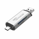 ADS-101 USB 3.0 Multi-function Card Reader(Silver) - 1