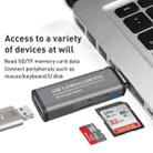 ADS-102 USB Multi-function OTG Card Reader(Grey) - 6