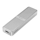 ORICO FV25C3-G2-SV 10Gbps USB3.2 Gen2 Type-C M.2 NVMe/NGFF(SATA) Dual Protocol SSD Enclosure(Silver) - 1