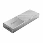 ORICO M207C3-G4-SV 20Gbps USB3.2 Gen2x2 Type-C M.2 NVMe SSD Enclosure(Silver) - 1