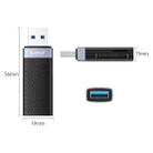 ORICO CS2D-A3 TF/SD Dual Port USB-A3.0 Single Read Card Reader(Black) - 2
