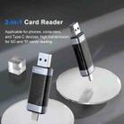 ORICO CS2D-A3 TF/SD Dual Port USB-A3.0 Single Read Card Reader(Black) - 3