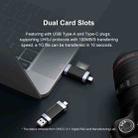 ORICO CS2D-A3 TF/SD Dual Port USB-A3.0 Single Read Card Reader(Black) - 5