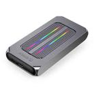 ORICO M2R1-G2-GY 10Gbps M.2 NVMe RGB SSD Enclosure(Grey) - 1