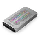 ORICO M2R1-G2-SV 10Gbps M.2 NVMe RGB SSD Enclosure(Silver) - 1