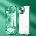 For iPhone 12 mini Crystal Plated High Transparency Phone Case (Grass Green) - 1