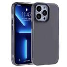 Electroplated Mirror Frame Frosted Phone Case For iPhone 12 mini(Black) - 1