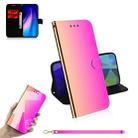 For Xiaomi Redmi Note 8T Mirror-like Magnetic Attraction Horizontal Flip Leather Case with Lanyard, Support Holder & Card Slot & Wallet(Gradient Color) - 1