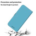 For Galaxy S20 Ultra Mirror-like Magnetic Attraction Horizontal Flip Leather Case with Lanyard, Support Holder & Card Slot & Wallet(Blue) - 5