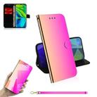 For Xiaomi Mi CC9 Pro / Note 10 / Note 10 Pro Mirror-like Magnetic Attraction Horizontal Flip Leather Case with Lanyard, Support Holder & Card Slot & Wallet(Gradient Color) - 1