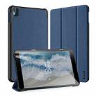 For Nokia T10 DUX DUCIS Domo Series Magnetic Flip Leather Tablet Case(Blue) - 1