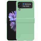 For Samsung Galaxy Z Flip3 5G IMAK JS-3 Series Colorful PC Case(Green) - 1