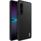 For Sony Xperia 1 IV imak LX-5 Series PC + TPU Case with Screen Protector(Carbon Fiber Texture) - 1