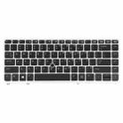 For HP EliteBook 840 G1 US Version Keyboard with Backlight and Pointing(Silver) - 1