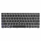 For HP EliteBook 820 G3 US Version Keyboard with Backlight and Pointing(Silver) - 1