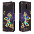 For Nokia 2.3 Colored Drawing Horizontal Flip Leather Case with Holder & Card Slots & Wallet(Big Butterfly) - 1