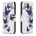 For Nokia 2.3 Colored Drawing Horizontal Flip Leather Case with Holder & Card Slots & Wallet(Butterflies) - 1