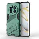 For Huawei Mate 50 Pro Punk Armor 2 in 1 PC + TPU Shockproof Phone Case with Invisible Holder(Green) - 1