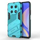 For Huawei Nova Y90/Enjoy 50 Pro Punk Armor 2 in 1 PC + TPU Shockproof Phone Case with Invisible Holder(Blue) - 1