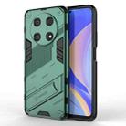 For Huawei Nova Y90/Enjoy 50 Pro Punk Armor 2 in 1 PC + TPU Shockproof Phone Case with Invisible Holder(Green) - 1