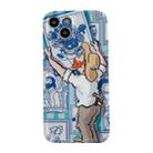 For iPhone 13 mini Oil Painting TPU Phone Case (Hanging Painting) - 1