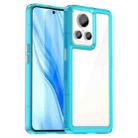 For Realme GT2 Explorer Master Colorful Series Acrylic + TPU Phone Case(Transparent Blue) - 1