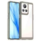 For Realme GT2 Explorer Master Colorful Series Acrylic + TPU Phone Case(Transparent Grey) - 1