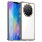 For Huawei Mate 50 Colorful Series Acrylic + TPU Phone Case(Transparent Grey) - 1