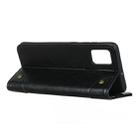 For Galaxy A71 5G Copper Buckle Nappa Texture Horizontal Flip Leather Case with Holder & Card Slots & Wallet(Black) - 5