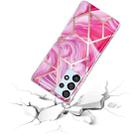 For Samsung Galaxy A53 Electroplated Marble Pattern TPU Phone Case(Red Rhombus) - 4
