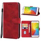 For vivo Y69 Leather Phone Case(Red) - 1